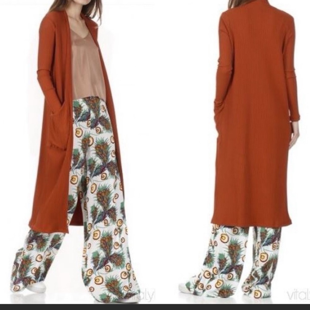 Maje Milan Ribbed Duster Cardigan